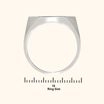 Rajmudra  Platinum Ring